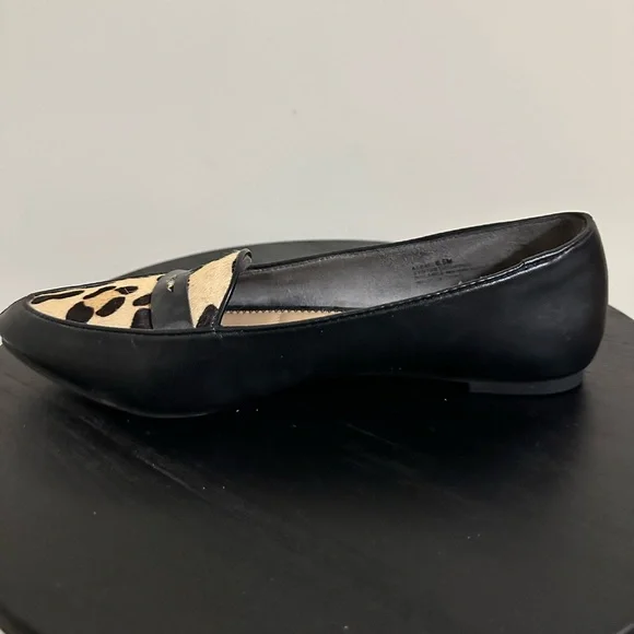 Me Too Black/Leopard Loafer - Picture 3 of 5